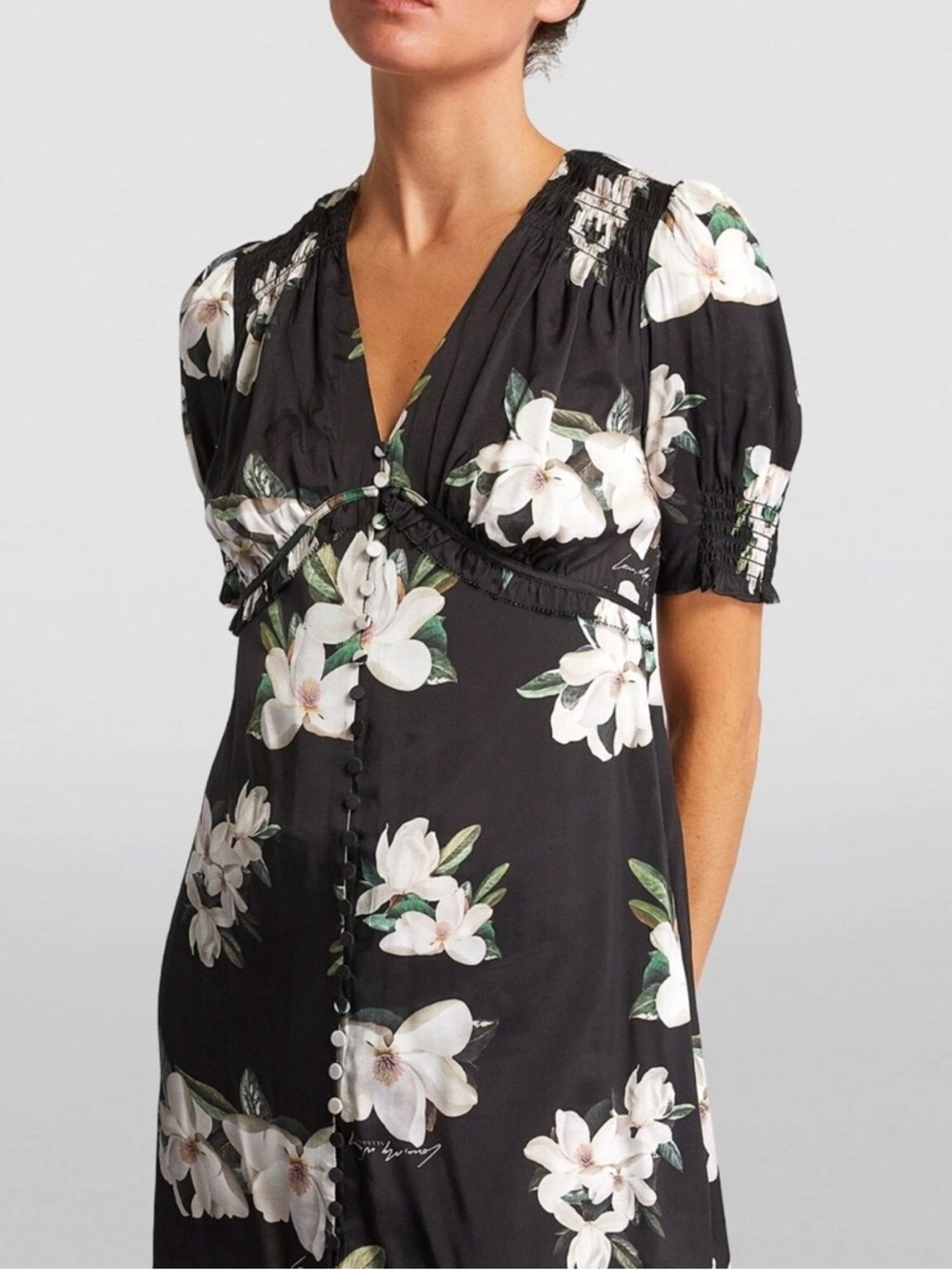 ALL SAINTS DEMI ALESSANDRA MINI FLORAL PRINT DRESS - Picture 3 of 10